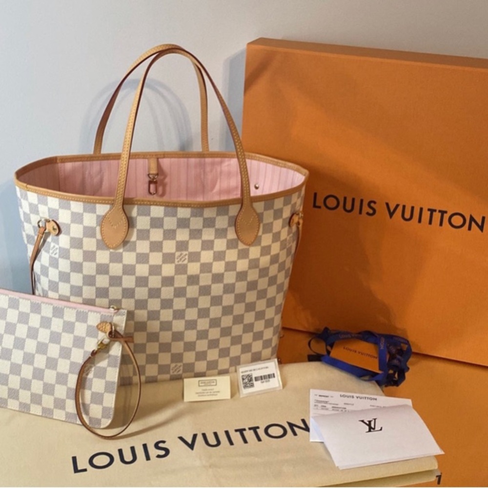 Authentic Louis Vuitton Neverfull MM with Pochette
